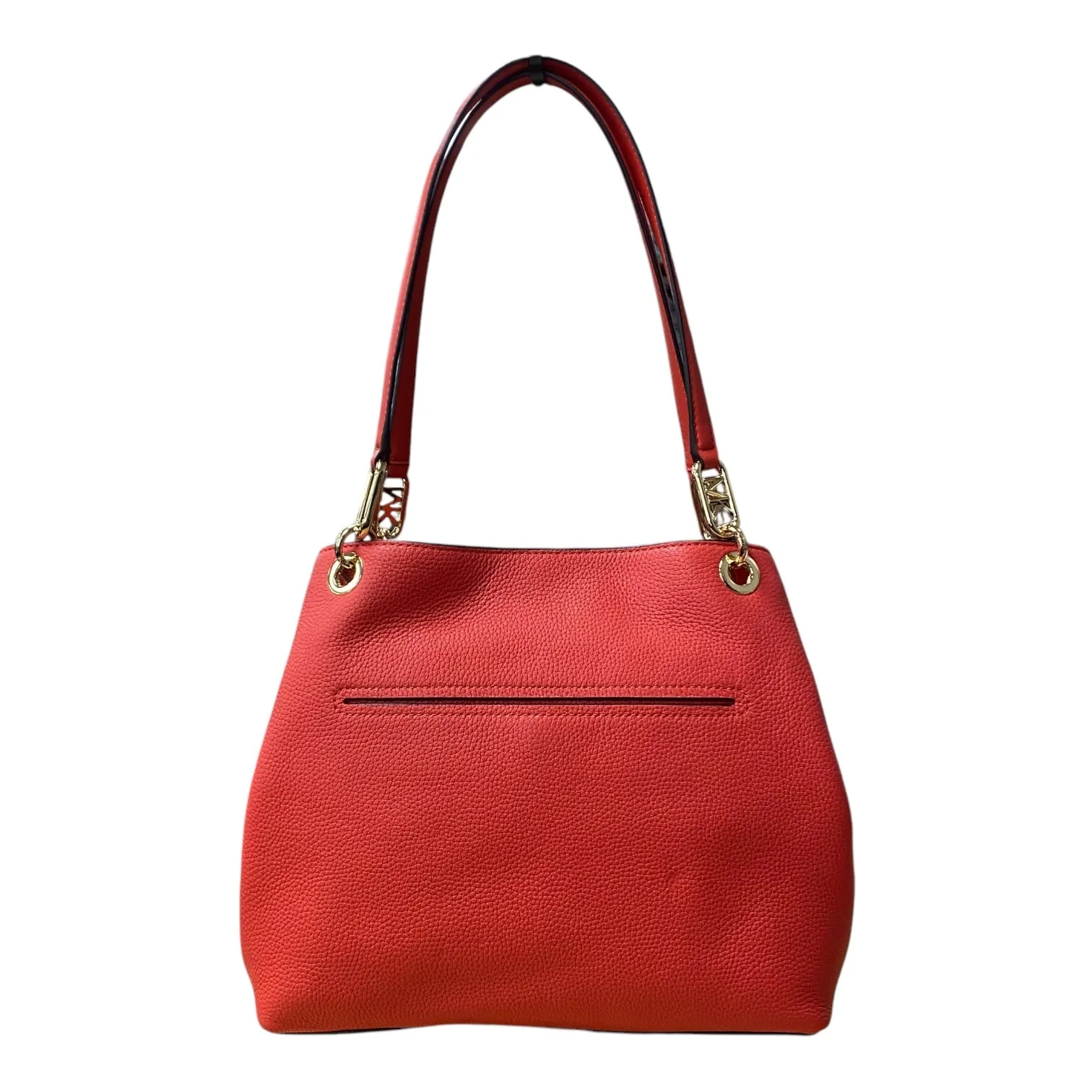 Handbag Designer By Michael Kors In Coral, Size:Medium