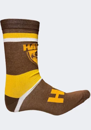 Hawthorn Hawks Men's 2 Pack Socks
