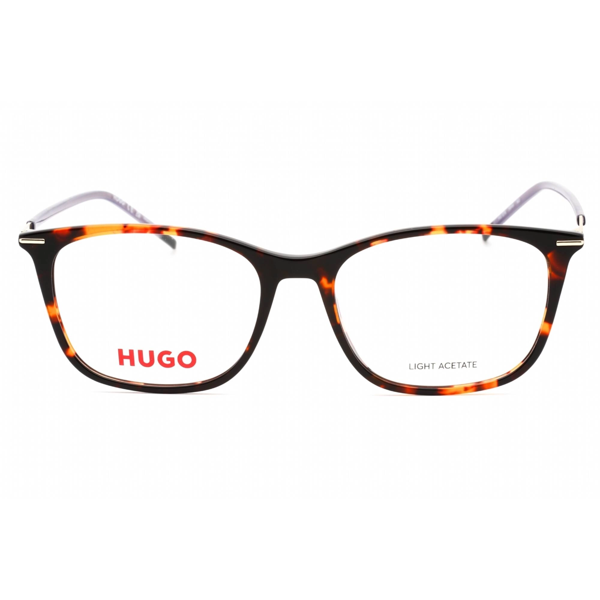 Hugo Women's Eyeglasses - Havana Lilac Cat Eye Shape Plastic Frame | HG 1278 0MMH 00