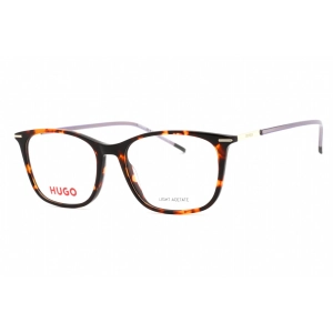 Hugo Women's Eyeglasses - Havana Lilac Cat Eye Shape Plastic Frame | HG 1278 0MMH 00