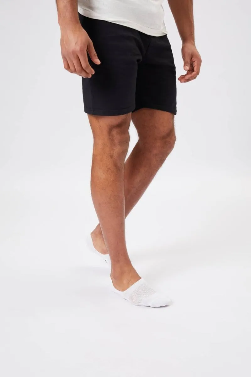 INSPORT UNISEX  NO SHOW 3 PACK WHITE SOCKS