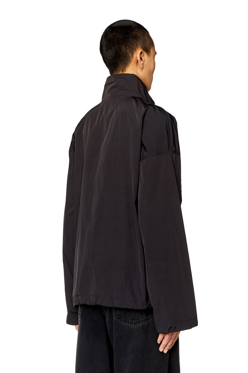 J-Vatel Taslan jacket with piped Oval D Black