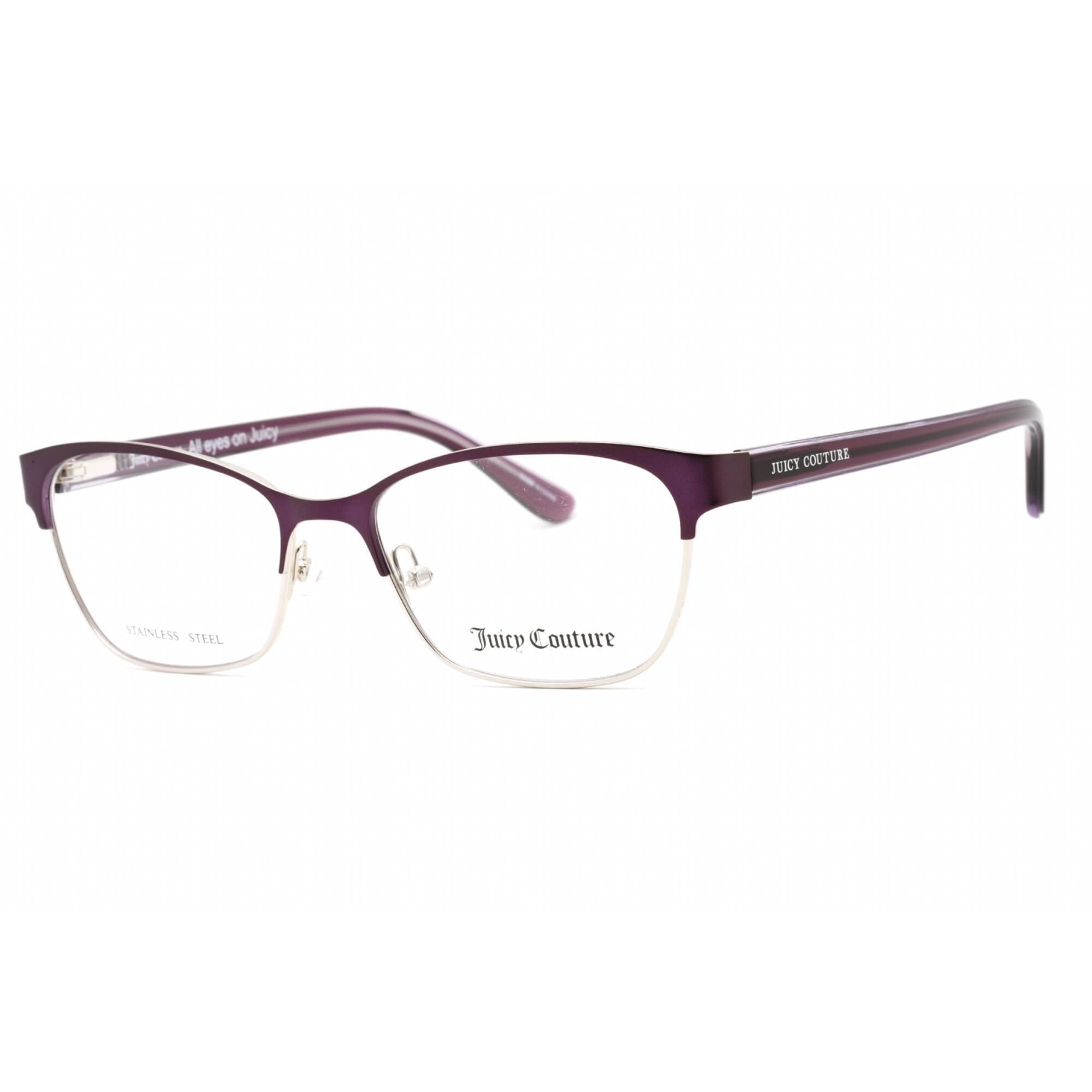 Juicy Couture Women's Eyeglasses - Violet Rectangular Metal Frame | JU 214 0B3V 00