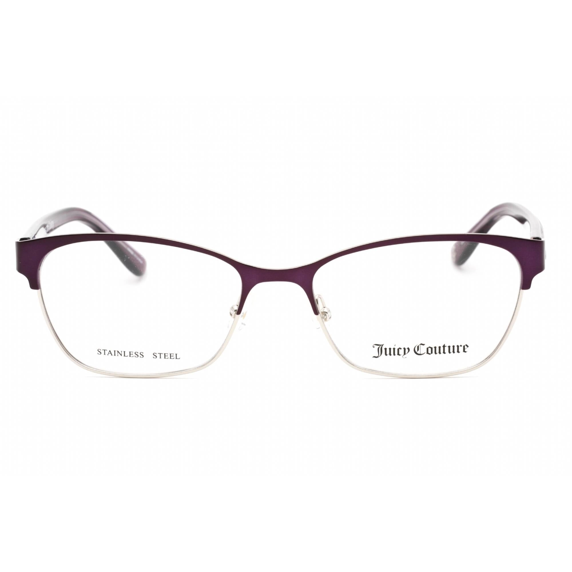 Juicy Couture Women's Eyeglasses - Violet Rectangular Metal Frame | JU 214 0B3V 00