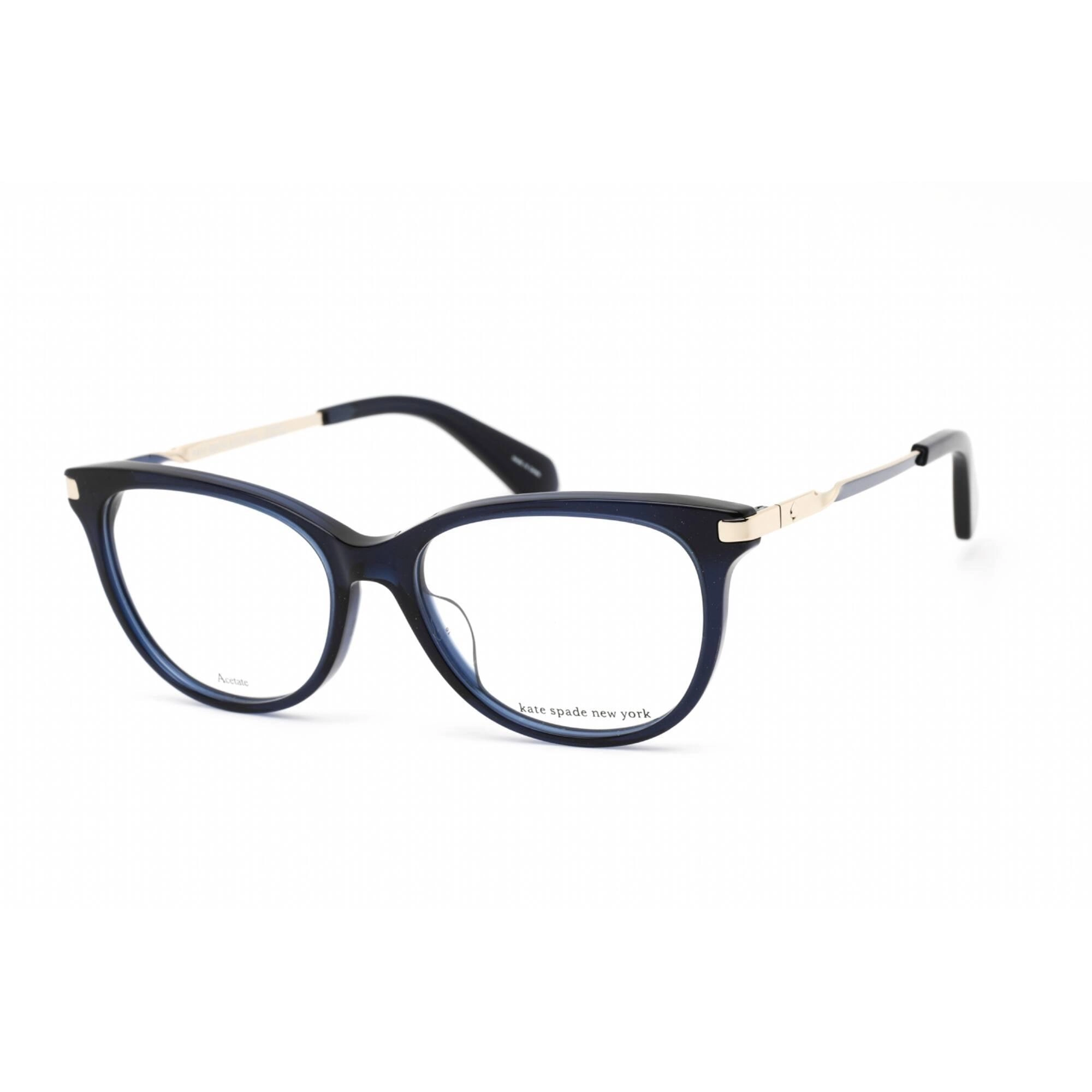 Kate Spade Women's Eyeglasses - Blue Plastic Cat Eye Shape Frame | Emalie/F 0PJP 00