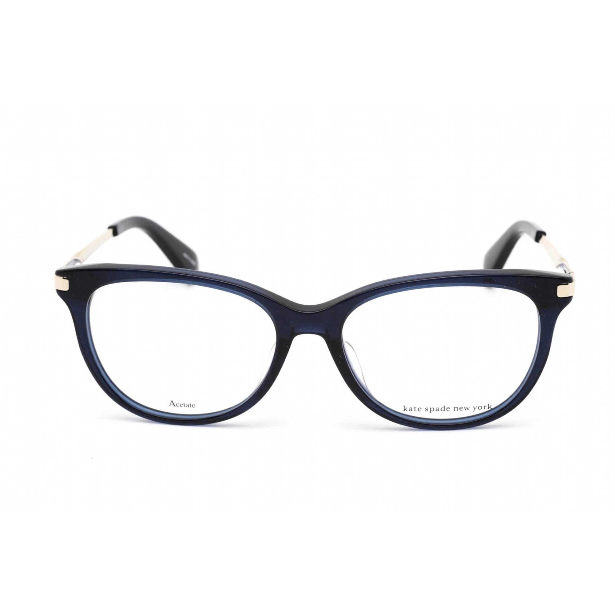 Kate Spade Women's Eyeglasses - Blue Plastic Cat Eye Shape Frame | Emalie/F 0PJP 00