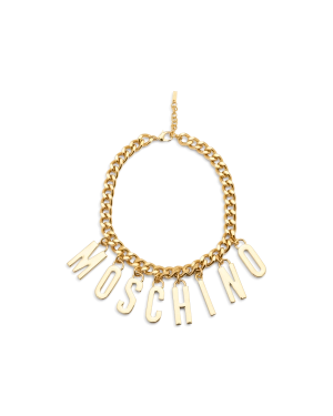 Letter Logo Moschino Necklace