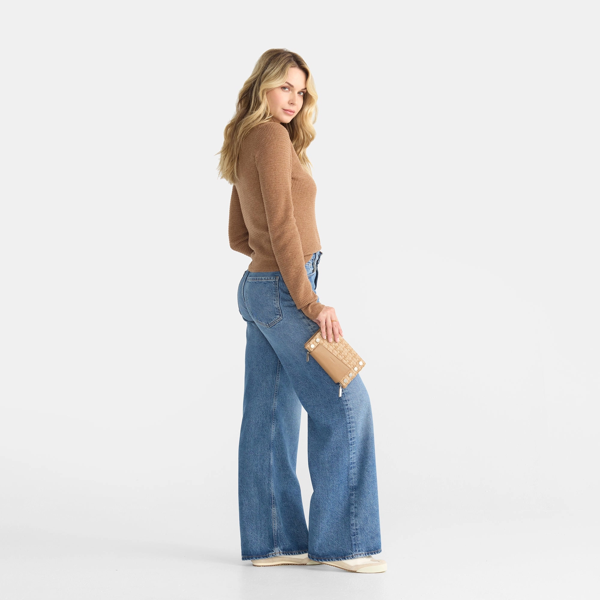 Levy | Carpenter's Weave/Brushed Silver