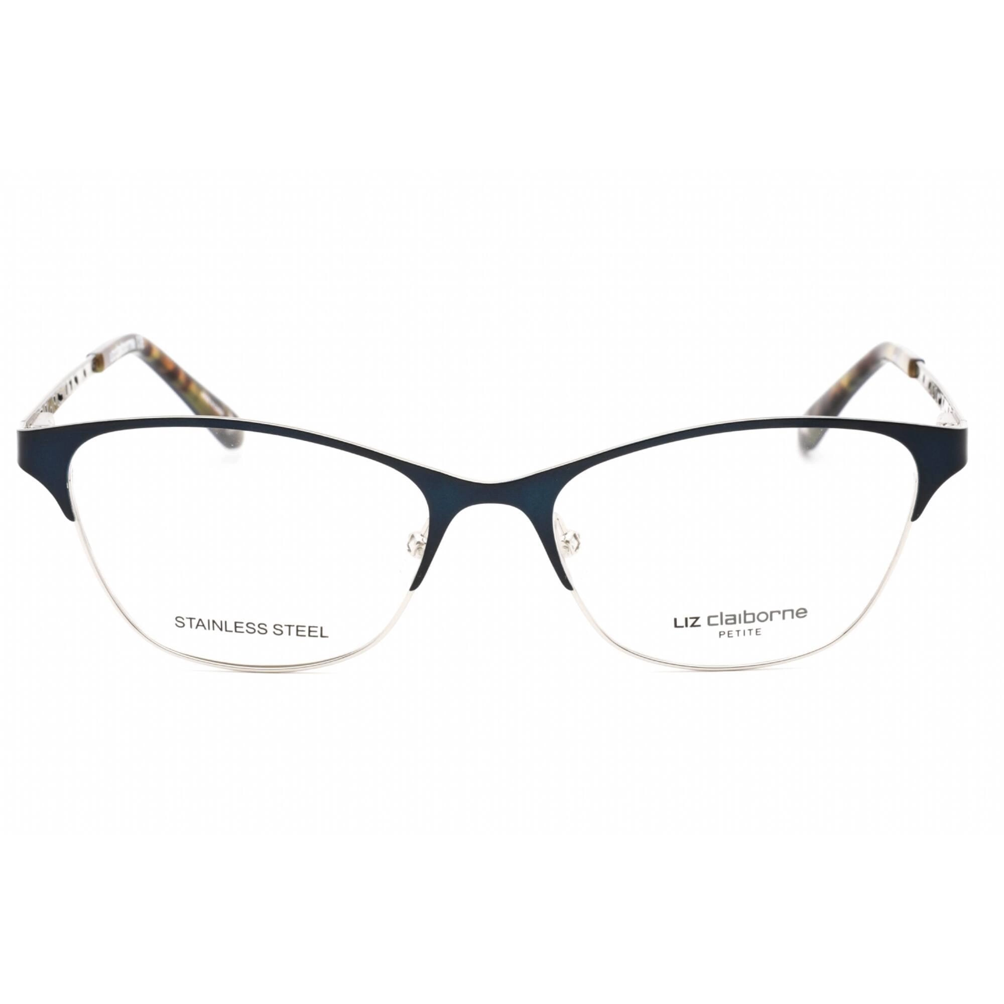 Liz Claiborne Women's Eyeglasses - Clear Lens Blue Palladium Frame | L 465 00JI 00