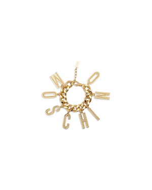 Logo Lettering Cuban Chain Bracelet