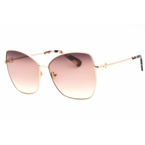 Longchamp Women's Sunglasses - Brown Peach Lens Rose Gold Cat Eye Frame | LO156SL 774