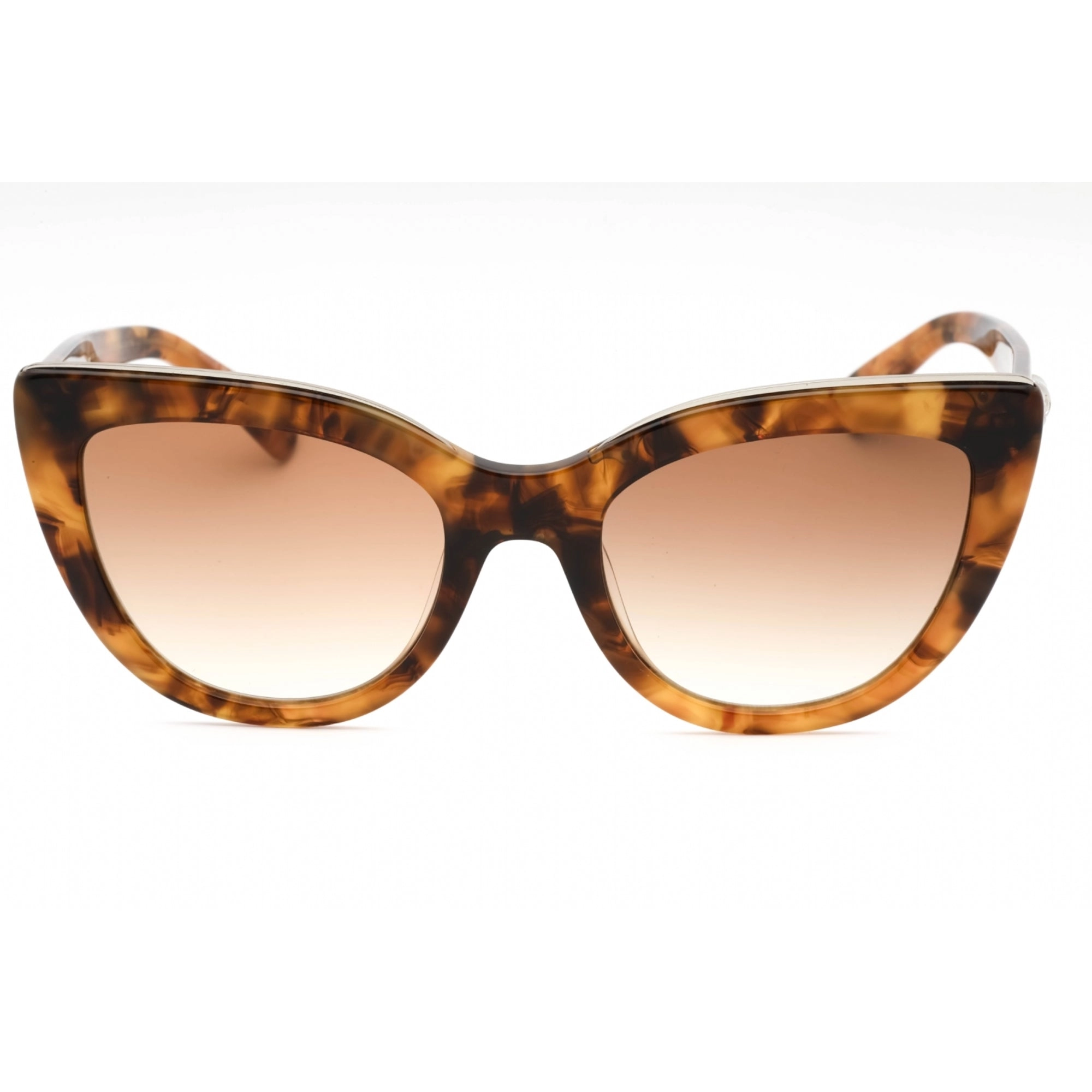 Longchamp Women's Sunglasses - Vintage Havana Plastic Cat Eye Shape Frame | LO686S 221