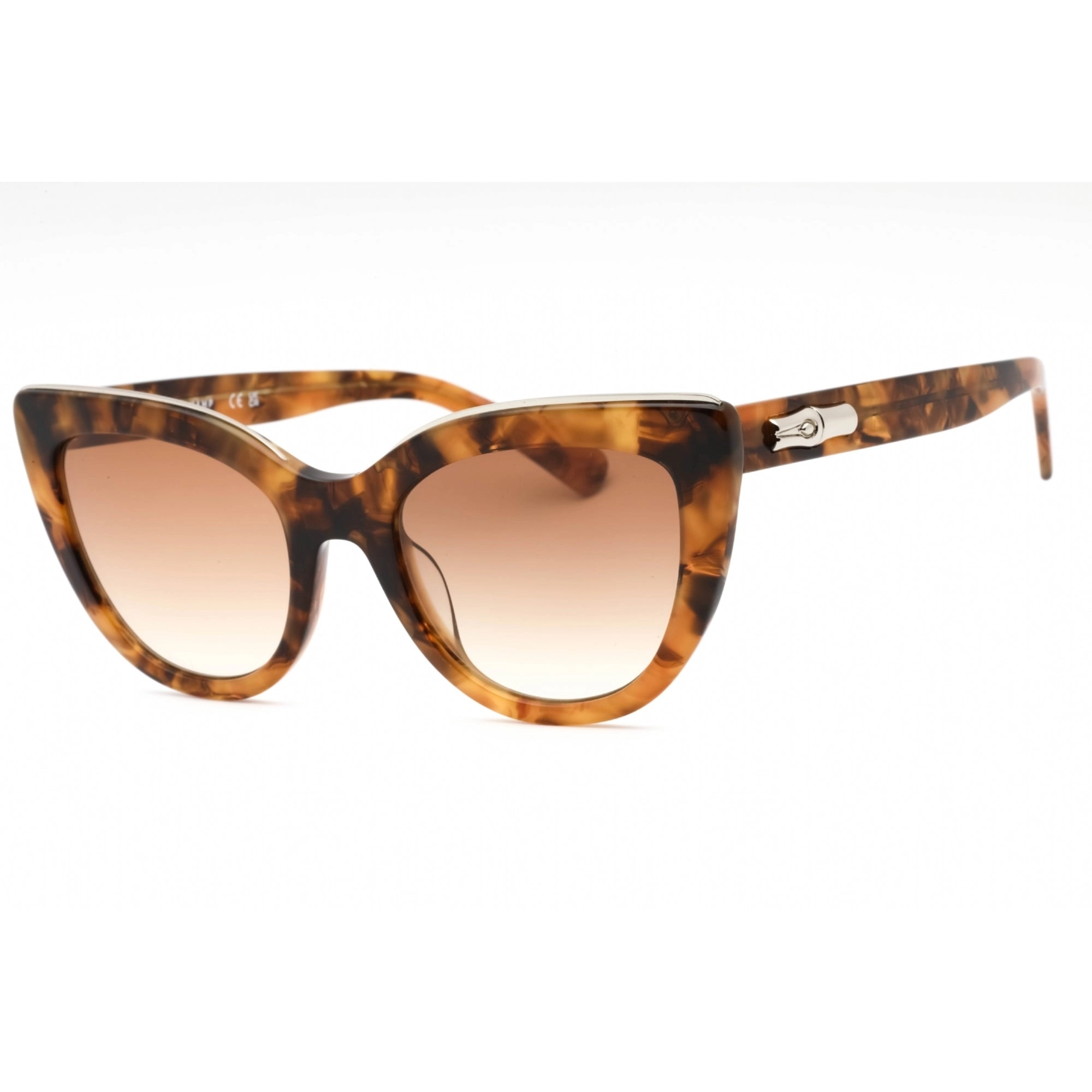 Longchamp Women's Sunglasses - Vintage Havana Plastic Cat Eye Shape Frame | LO686S 221