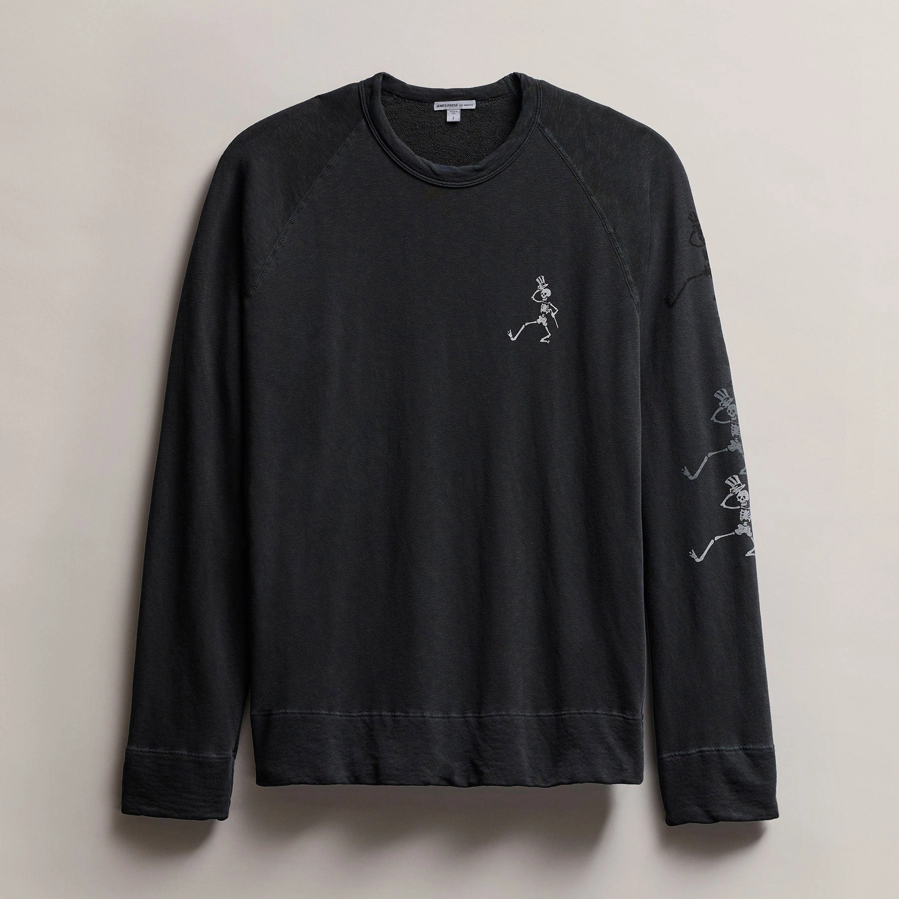 Men's Grateful Dead Dancing Skeleton Sweatshirt - Carbon Pigment