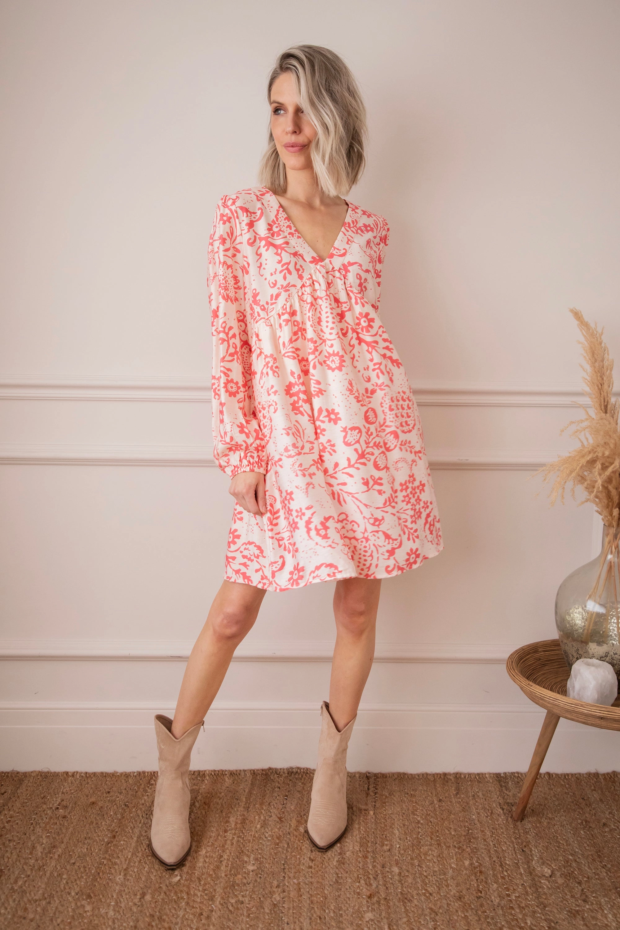 Miss Bloom Pink - Jurk