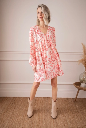 Miss Bloom Pink - Jurk