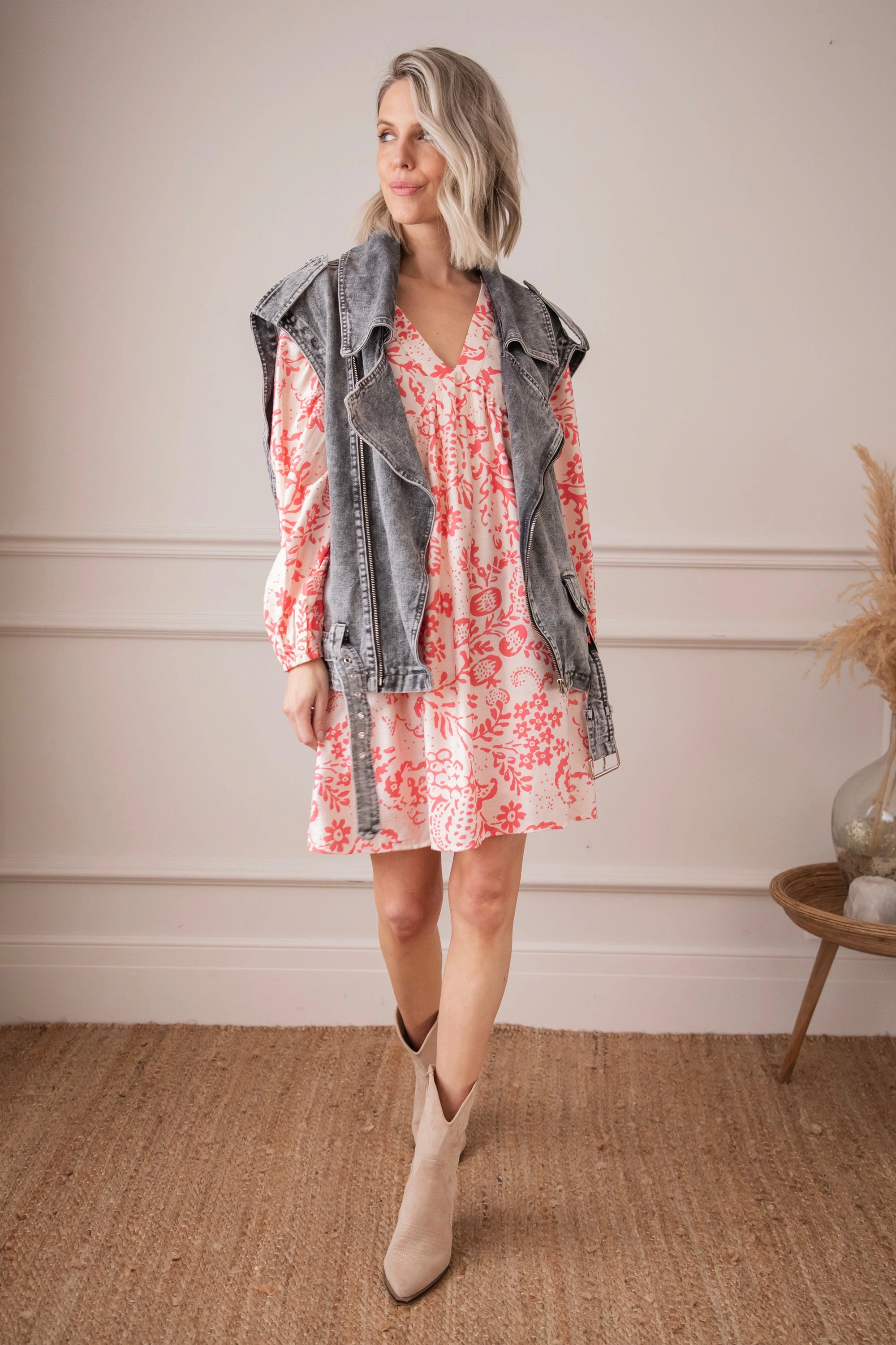 Miss Bloom Pink - Jurk