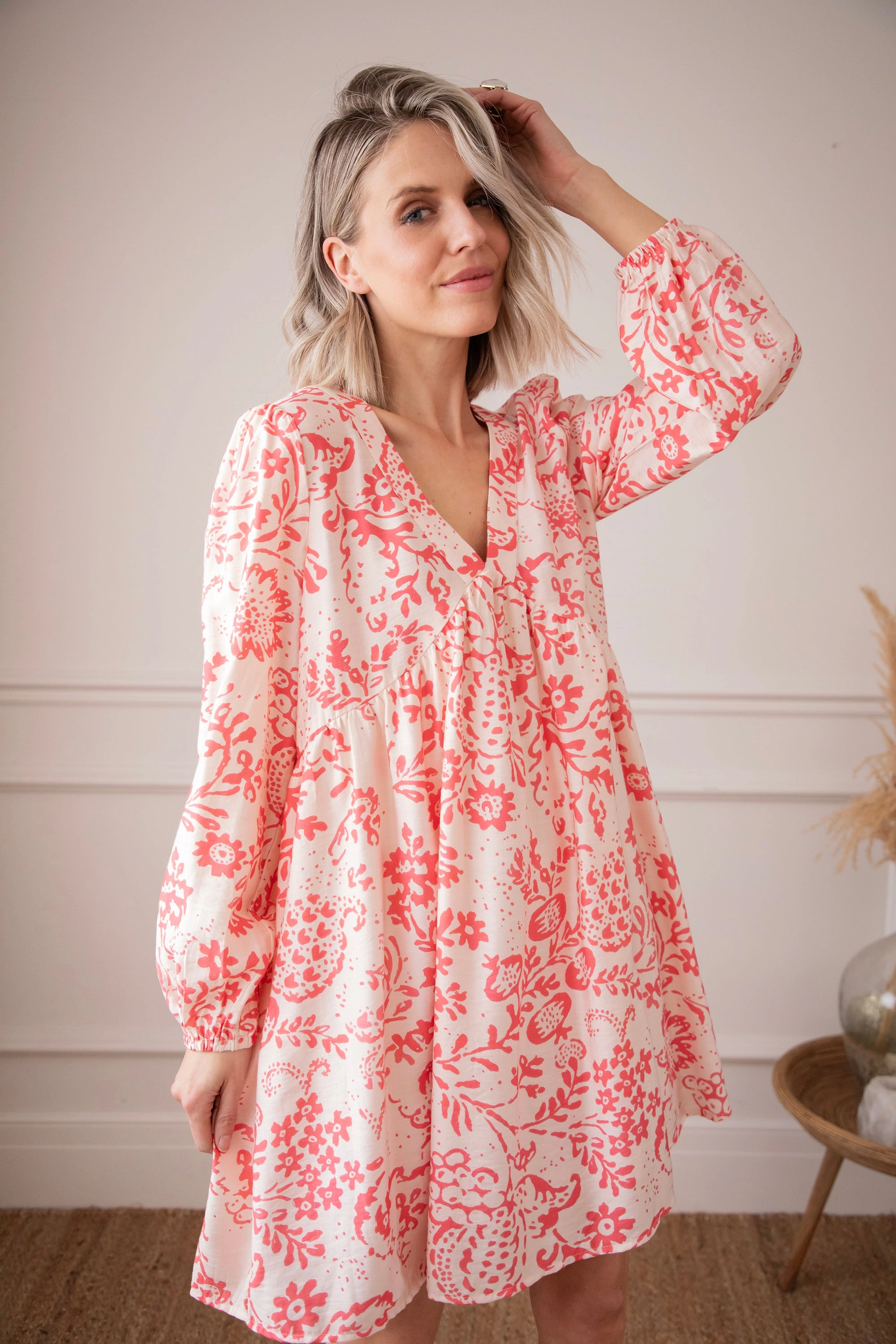 Miss Bloom Pink - Jurk