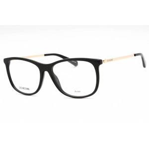 Moschino Love Women's Eyeglasses - Black Acetate Square Full Rim Frame | MOL589 807