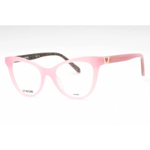 Moschino Love Women's Eyeglasses - Blue Acetate Cat Eye Full Rim Frame | MOL576 35J