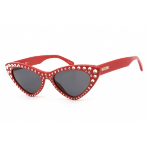Moschino Women's Sunglasses - Cat Eye Plastic Frame Grey Lens | MOS006/S/STR 0C9A IR