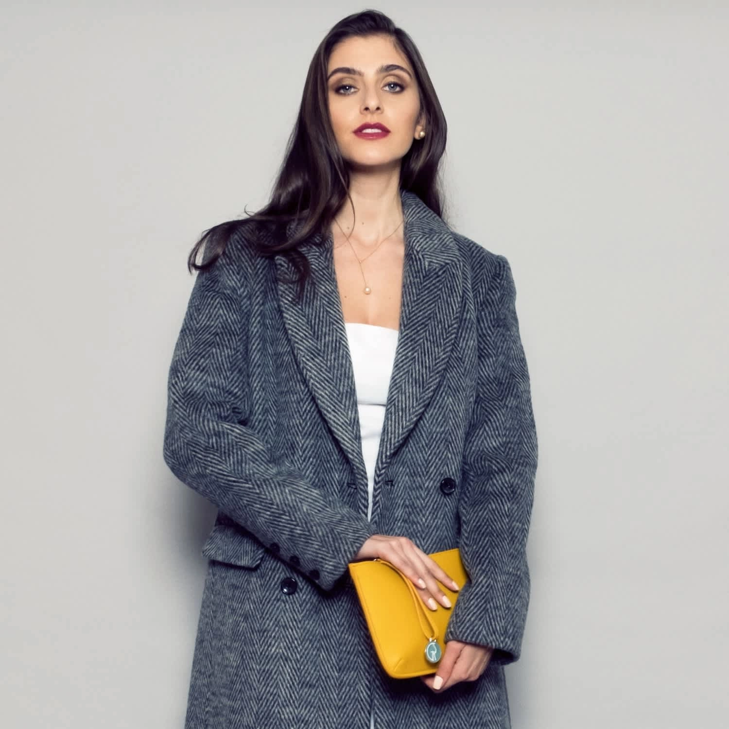 Multi-Function Vegan Leather Clutch | Mustard