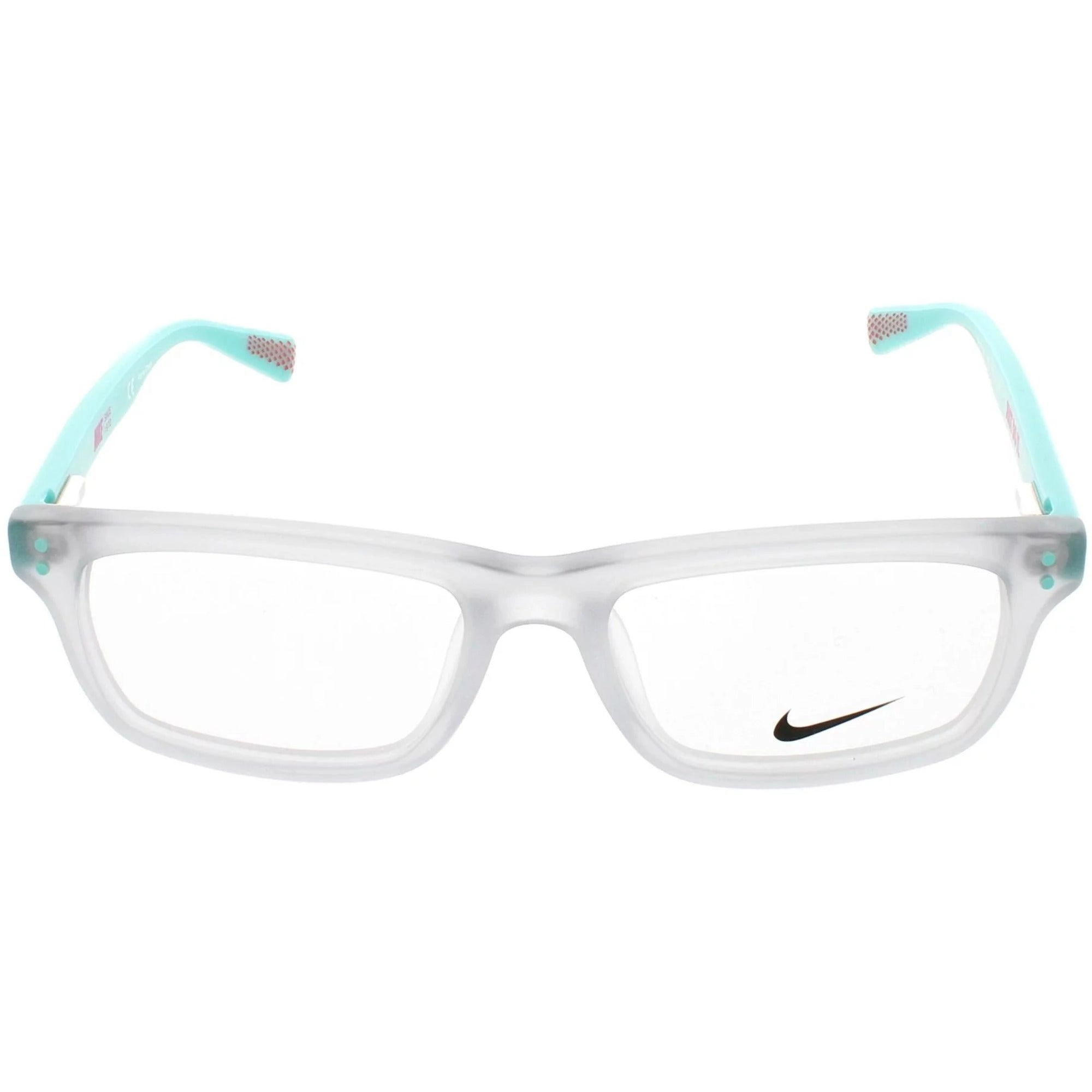 Nike Women's Eyeglasses - Aurora Green Plastic Rectangular Frame | NIKE 5535 50