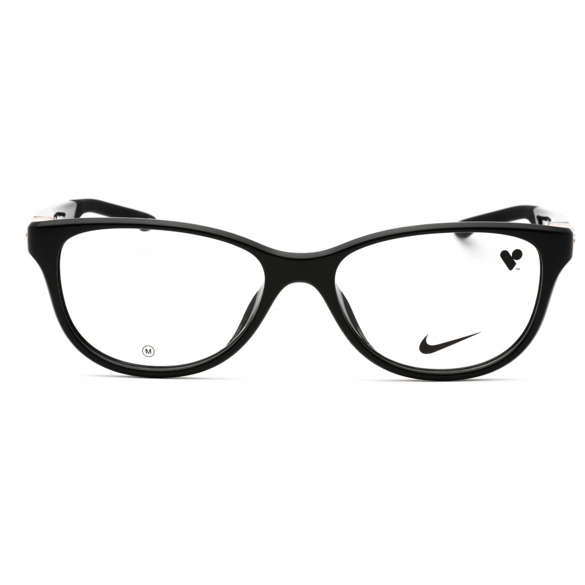 Nike Women's Eyeglasses - Black Plastic Cat Eye Full Rim Frame | NIKE 7155 001
