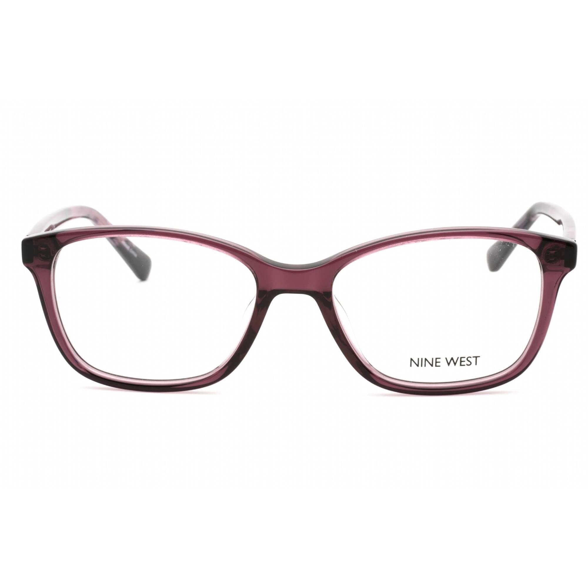 Nine West Women's Eyeglasses - Crystal Purple Plastic Cat Eye Frame | NW5200 500