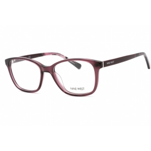 Nine West Women's Eyeglasses - Crystal Purple Plastic Cat Eye Frame | NW5200 500