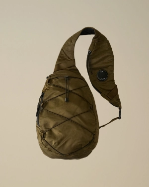 Nylon B Crossbody Rucksack Ivy Green