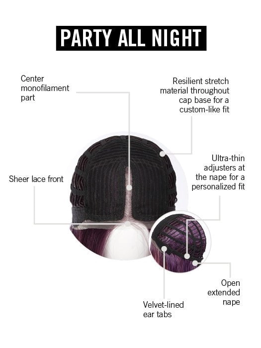 Party All Night | Synthetic Lace Front Wig (Mono Part)