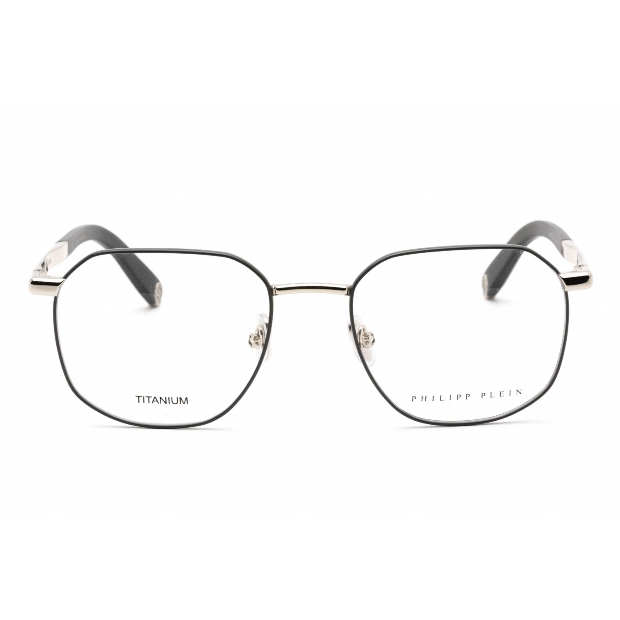 Philipp Plein Women's Eyeglasses - Shiny Palladium Rectangular Frame | VPP020M 0S30