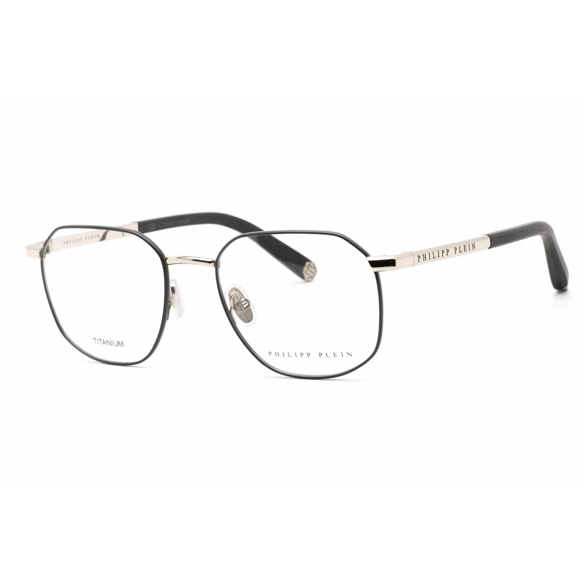 Philipp Plein Women's Eyeglasses - Shiny Palladium Rectangular Frame | VPP020M 0S30