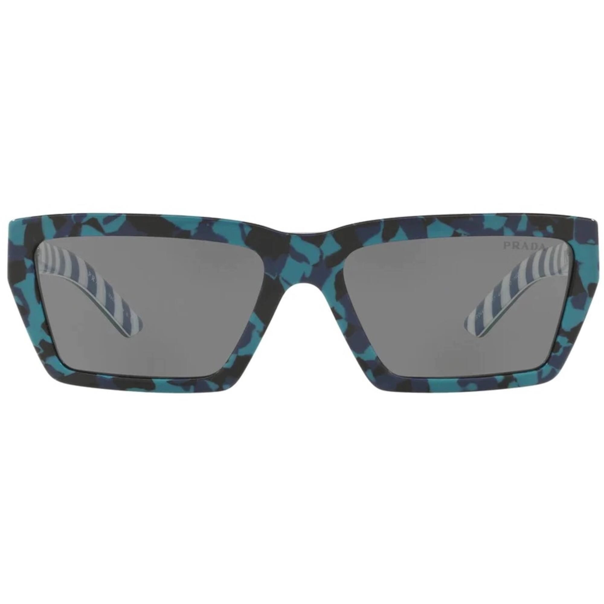 Prada Women's Sunglasses - Camouflage Green Rectangular | PRADA 0PR 04VS 4456Q057
