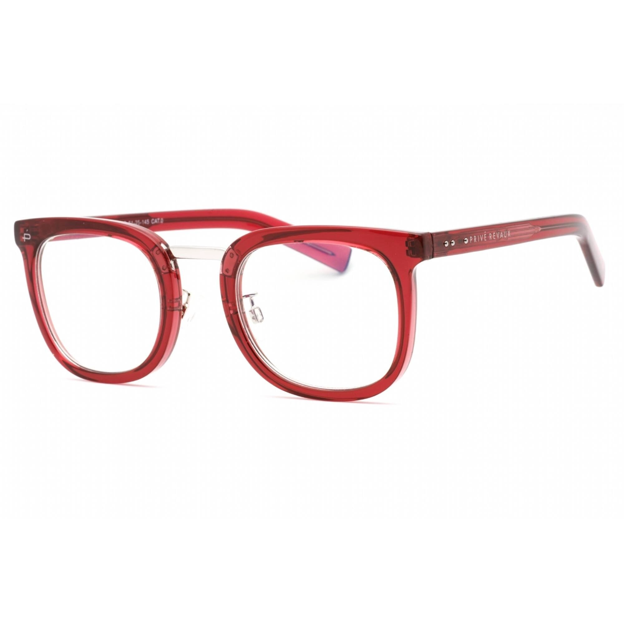 Prive Revaux Women's Eyeglasses - Full Rim Plastic Square Frame | Alchemist Merlot