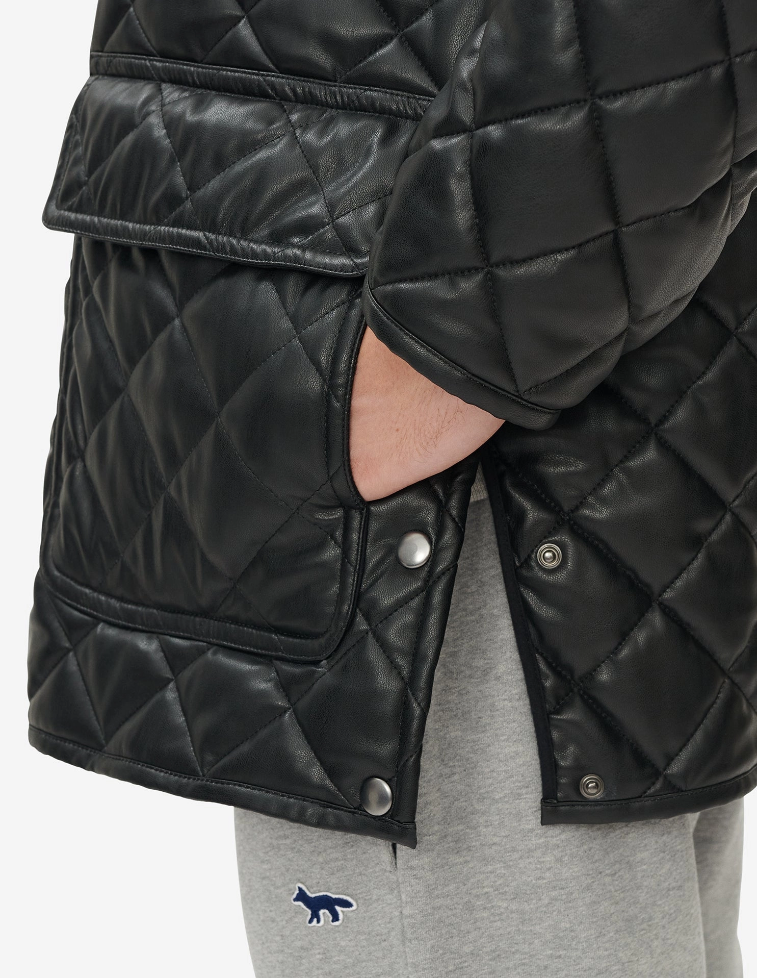 QUILTED JACKET BLACK