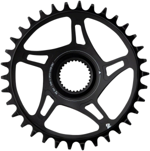 RaceFace Bosch G4 Direct Mount Hyperglide  eMTB Chainring (52mm Chainline) - 34t, Steel, Requires Shimano 12-speed HG  Chain, Black