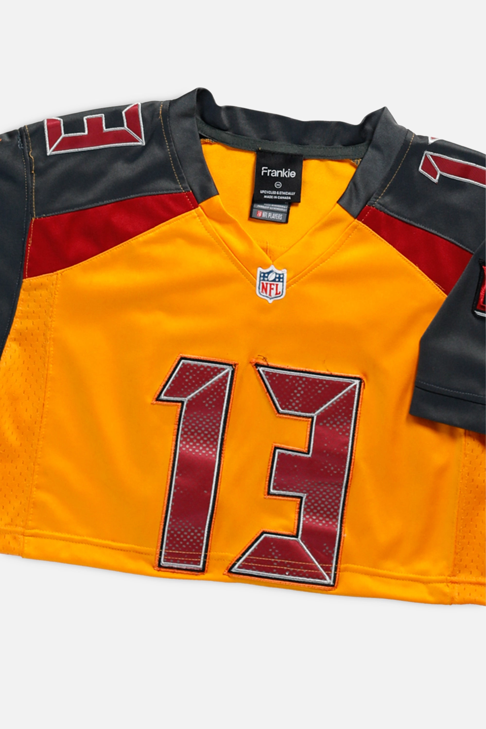 Rework Crop Tampa Bay Buccaneers NFL Jersey - XS