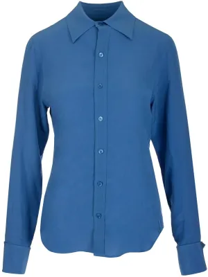 Saint Laurent Crepe De Chine Fitted Shirt