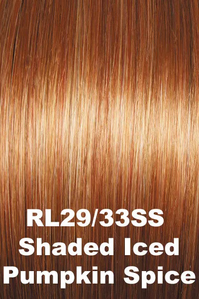 Sale - Raquel Welch Toppers - Top Billing 18" Lace Front - Color: Shaded Iced Pumpkin Spice (RL29/33SS)