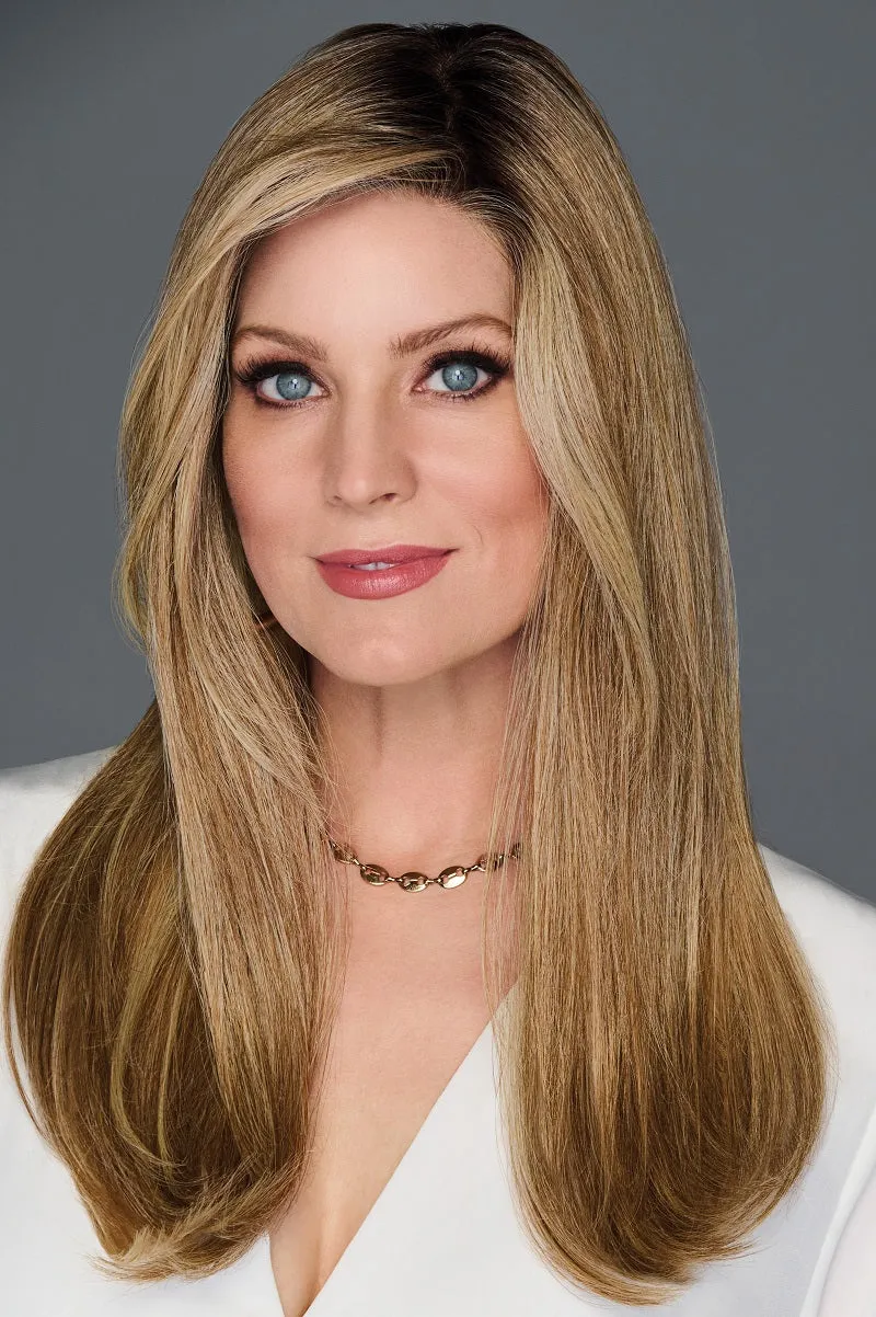 Sale - Raquel Welch Toppers - Top Billing 18" Lace Front - Color: Shaded Iced Pumpkin Spice (RL29/33SS)
