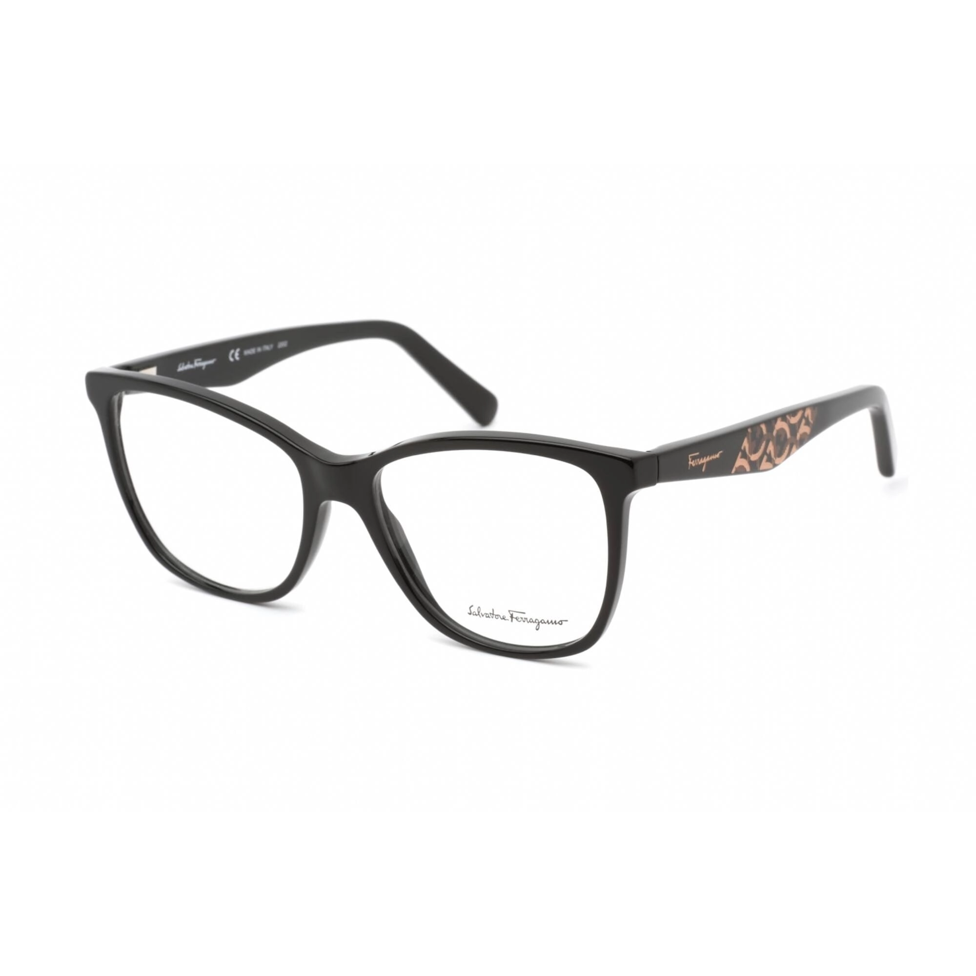 Salvatore Ferragamo Women's Eyeglasses - Black Plastic Cat Eye Frame | SF2903 001