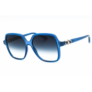 Salvatore Ferragamo Women's Sunglasses - Opaline Blue Full Rim Square | SF1083S 423