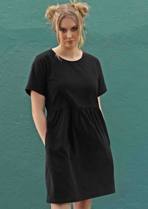 Seconds Mabel Pincord Dress Black