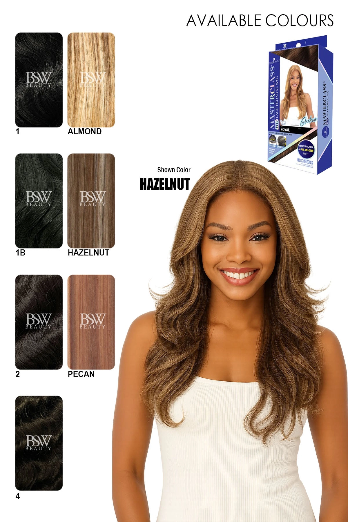 SHAKE N GO MASTERCLASS FRONTAL WIG - ROYAL