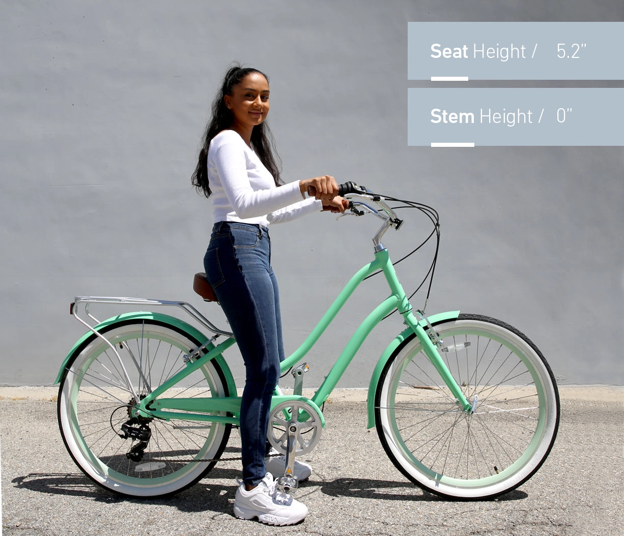 sixthreezero EVRYjourney Women's Casual Edition 7-Speed w/ Integrated Cable Lock, Light and Basket