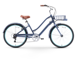 sixthreezero EVRYjourney Women's Casual Edition 7-Speed w/ Integrated Cable Lock, Light and Basket