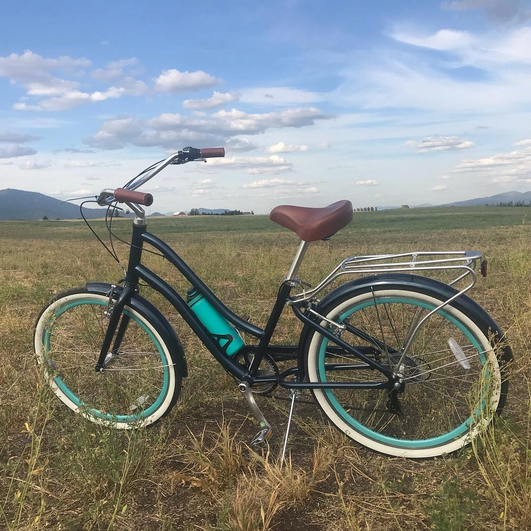 sixthreezero EVRYjourney Women's Casual Edition 7-Speed w/ Integrated Cable Lock, Light and Basket