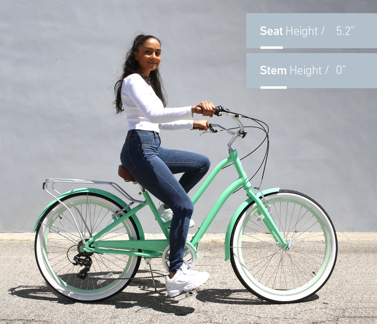 sixthreezero EVRYjourney Women's Casual Edition 7-Speed w/ Integrated Cable Lock, Light and Basket